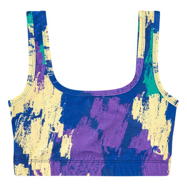 Camouflage Technical Crop Top - Women’s Collection - Azul