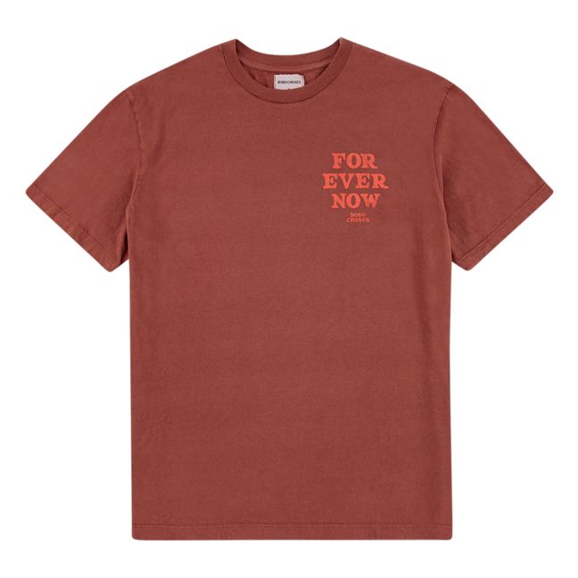 Forever Now Organic Cotton T-shirt - Adult Collection  | Rostfarben