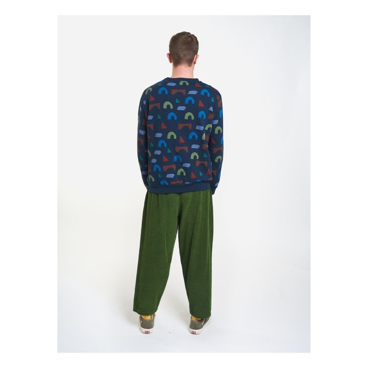 Playful Organic Cotton Sweatshirt - Adult Collection  | Azul Marino- Imagen del producto n°10
