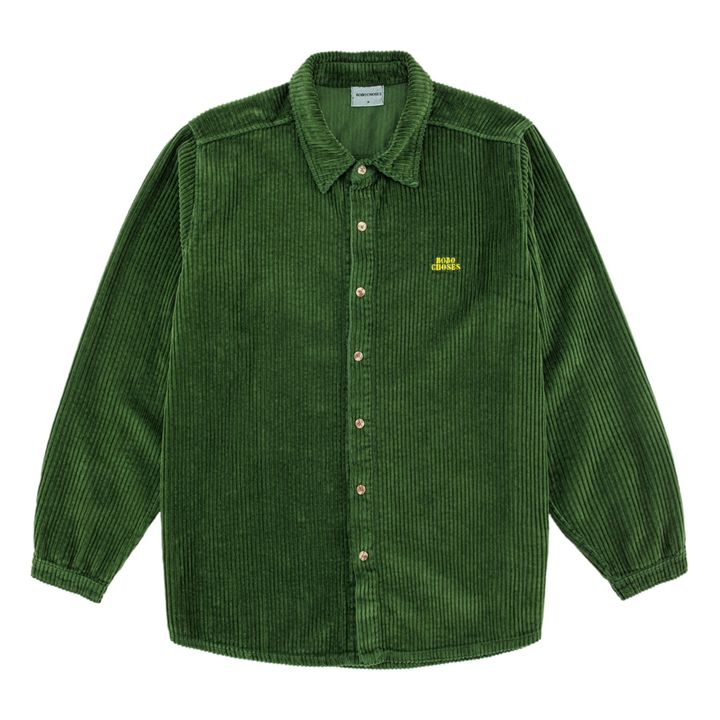 Corduroy Shirt - Adult Collection - Grün- Produktbild Nr. 0
