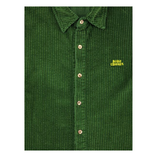 Corduroy Shirt - Adult Collection - Verde