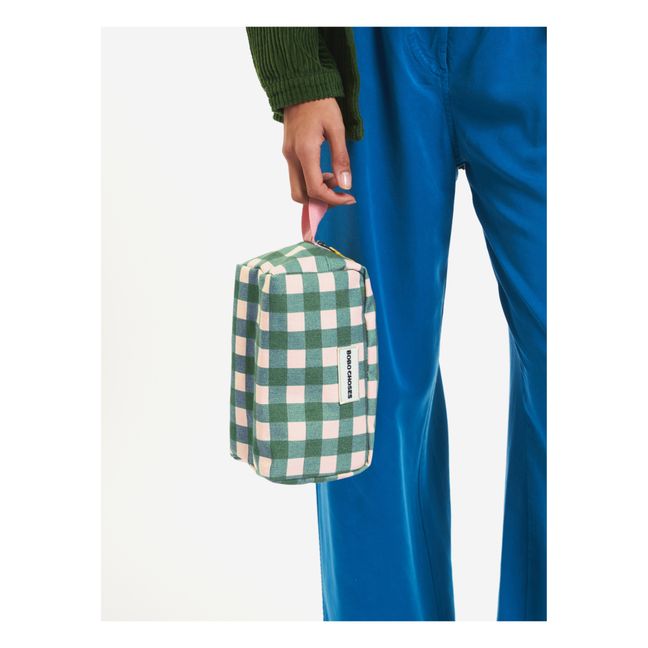 Checked Pouch - Adult Collection  | Verde
