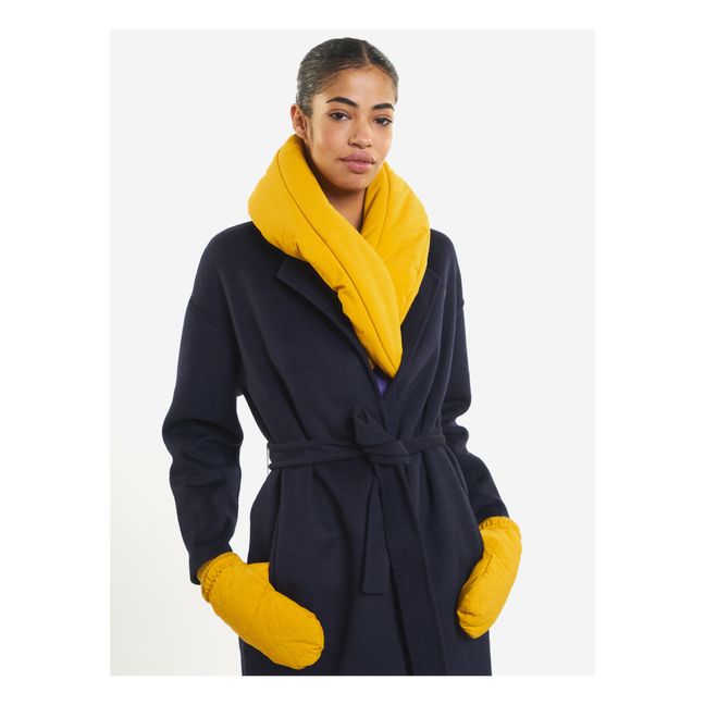 Recycled Polyester Quilted Scarf - Adult Collection  | Yellow