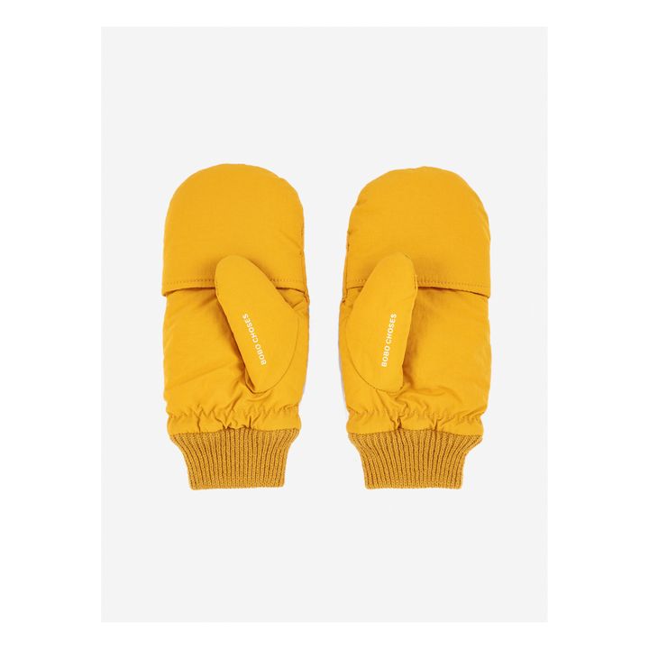 Recycled Polyester Quilted Mittens - Adult Collection - Amarillo- Imagen del producto n°2