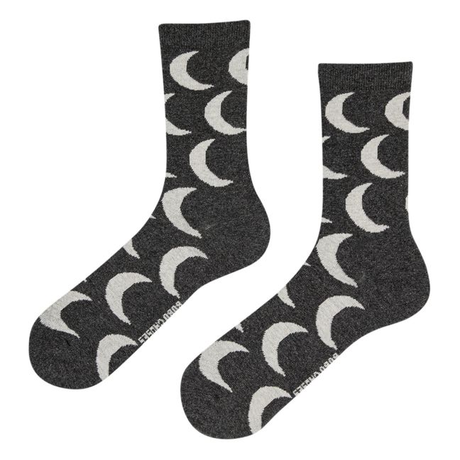 Moon Socks - Women’s Collection - Gris Antracita