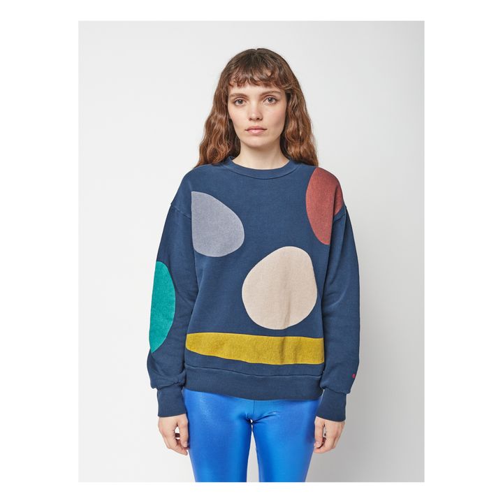 Fun Capsule Organic Cotton Sweatshirt - Women’s Collection  | Blau- Produktbild Nr. 8