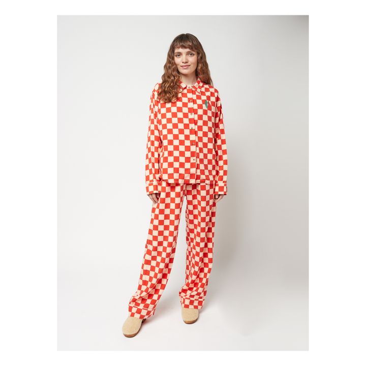 Fun Capsule Ecovero and Organic Cotton Pyjamas - Women’s Collection  | Rosso- Immagine del prodotto n°1