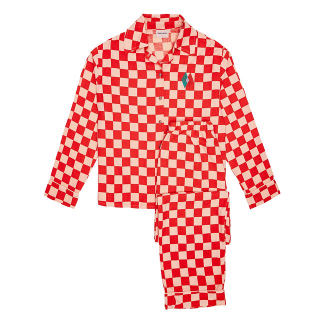Pyjama Coton Bio et Ecovero Fun Capsule - Collection Femme  | Rouge