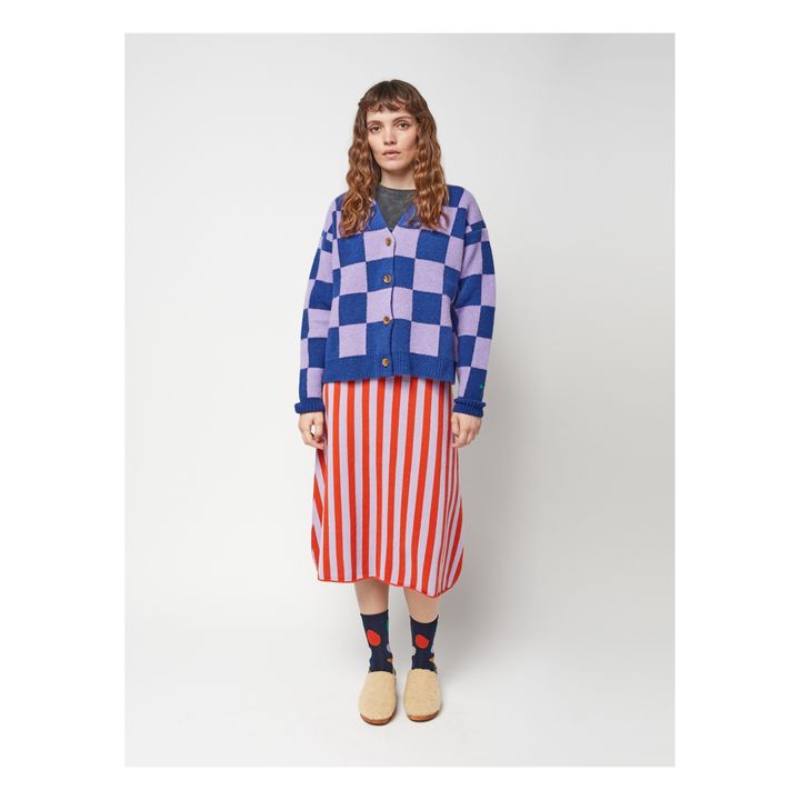 Fun Capsule Knitted Midi Skirt - Women’s Collection  | Rot- Produktbild Nr. 1