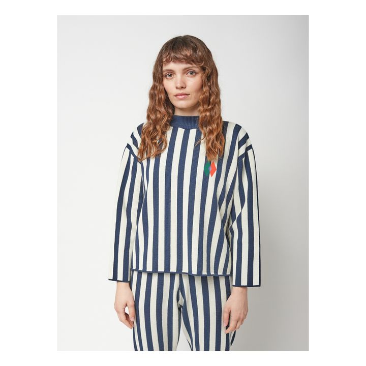 Fun Capsule Striped Knit Trousers - Women’s Collection  | Blau- Produktbild Nr. 3