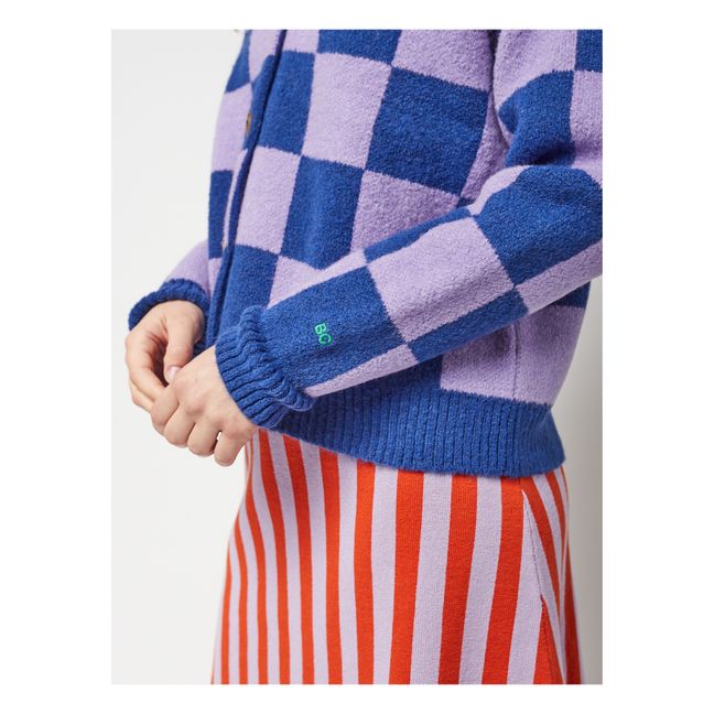 Fun Capsule Checked Cardigan - Women’s Collection  | Blue