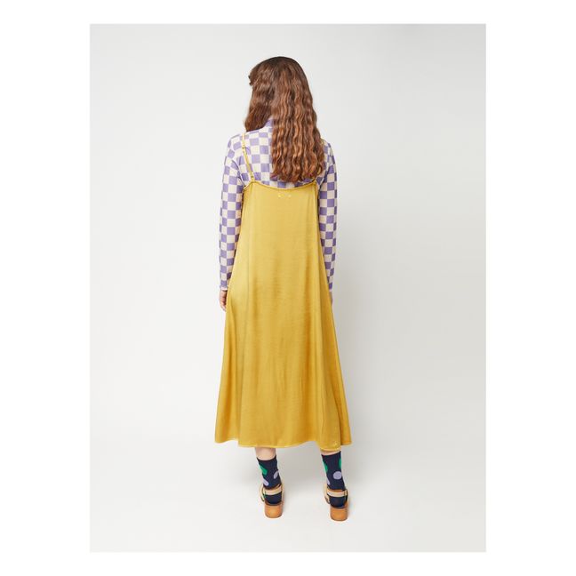 Fun Capsule Satin Dress - Women’s Collection  | Gelb