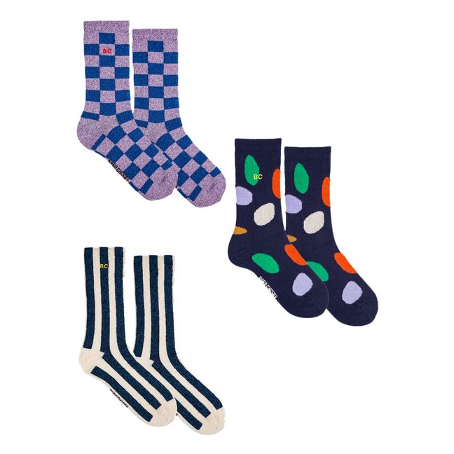 Fun Capsule Socks - Set of 3 - Women’s Collection  | Blu