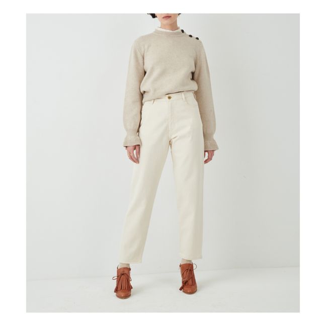 Peter Organic Cotton Jeans | Ecru