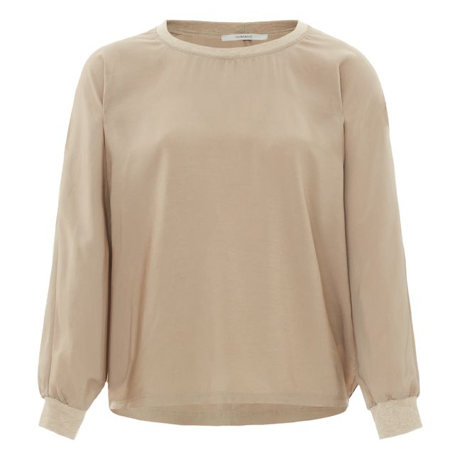 Camiseta Carba Cupro | Beige