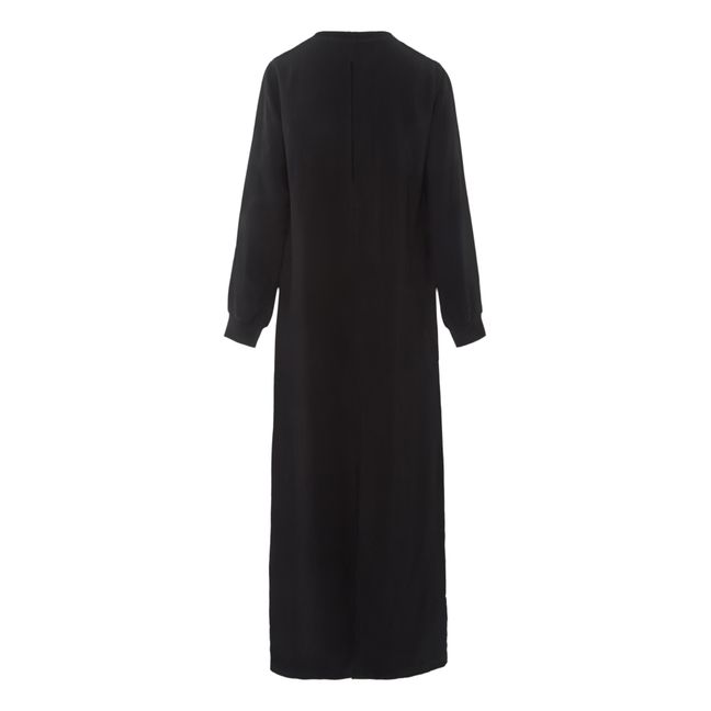 Robe Cesco Cupro | Charbon
