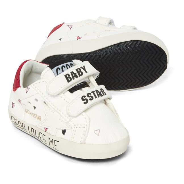 Baby School Velcro Sneakers | Red