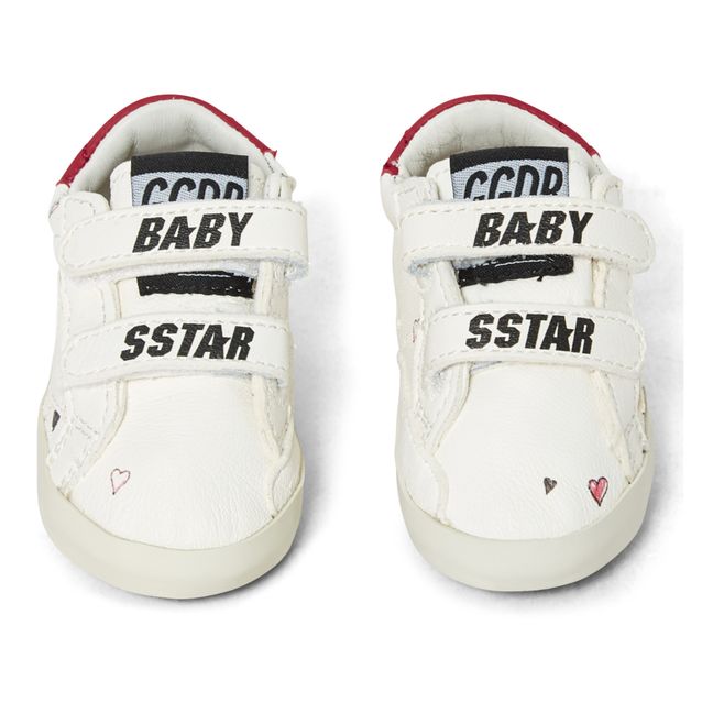 Baby School Velcro Sneakers Rojo