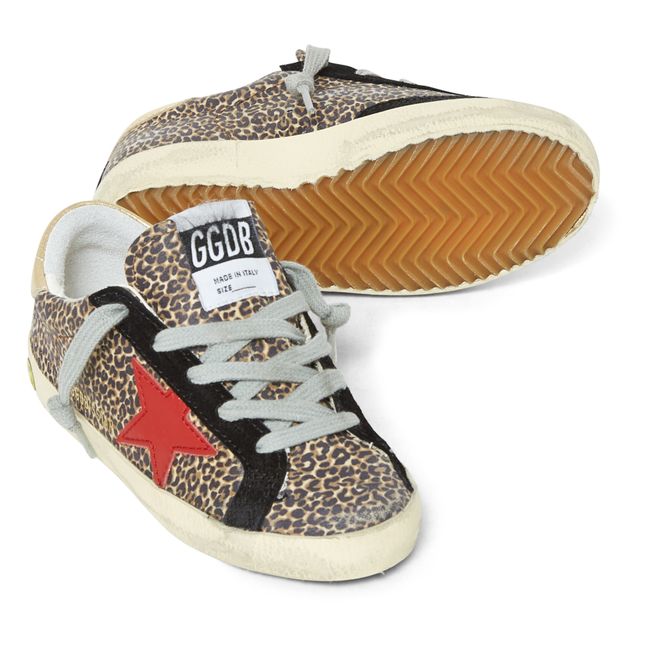 Sneakers Super-Star Leopard | Braun