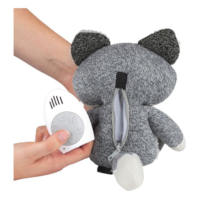 Peluche veilleuse Robin | Gris