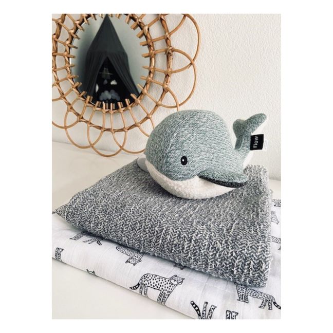 Peluche veilleuse Moby | Vert