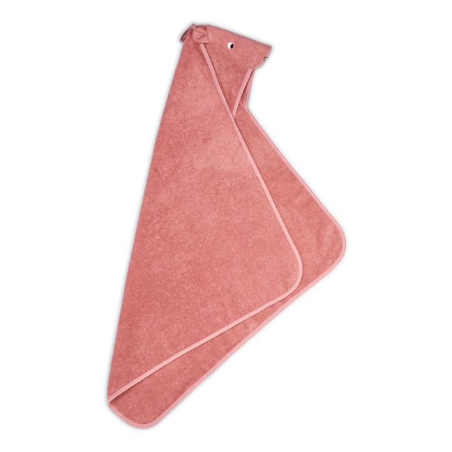 Capa de baño Albert de algodón orgánico  | Rojo