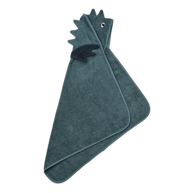 Albert Organic Cotton Bath Cape | Blue