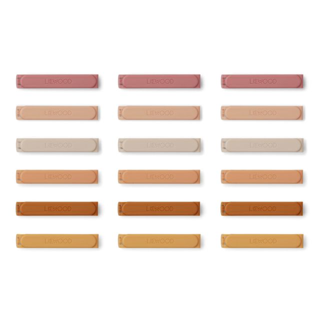 Mehrzweck-Clips - 18er-Set | Rosa