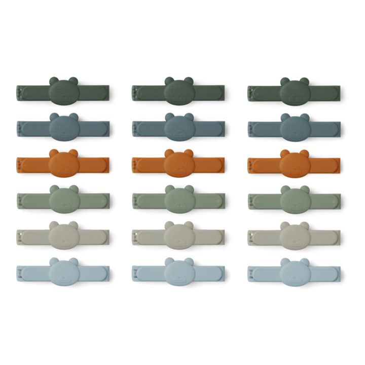 Multi-Use Clips - Set of 18 | Verdigris- Product image n°0