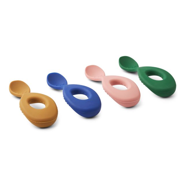 Cucharas de silicona Liva - Juego de 4 | Verde