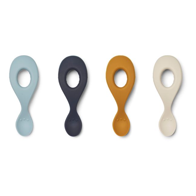 Liva Silicone Spoons - Set of 4 Azul