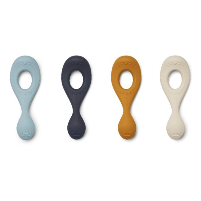 Liva Silicone Spoons - Set of 4 | Azul