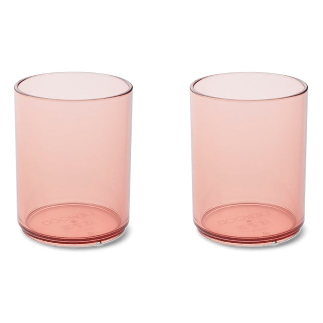 Bicchiere, modello: Mika en tritan - Set di 2 | Rosa