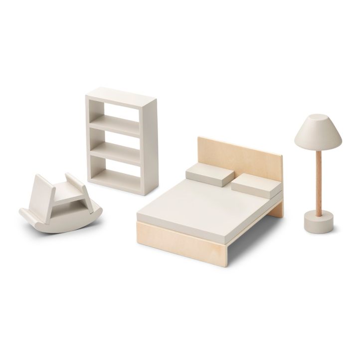 Doll’s House Bedroom Furniture Set | Sand- Product image n°0