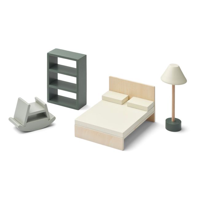 Doll’s House Bedroom Furniture Set | Green