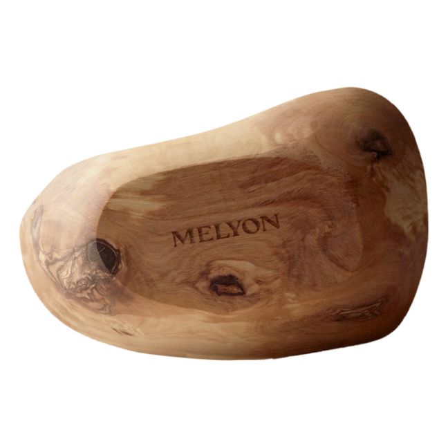 Coupelle pour bagues en bois d'olivier naturel
