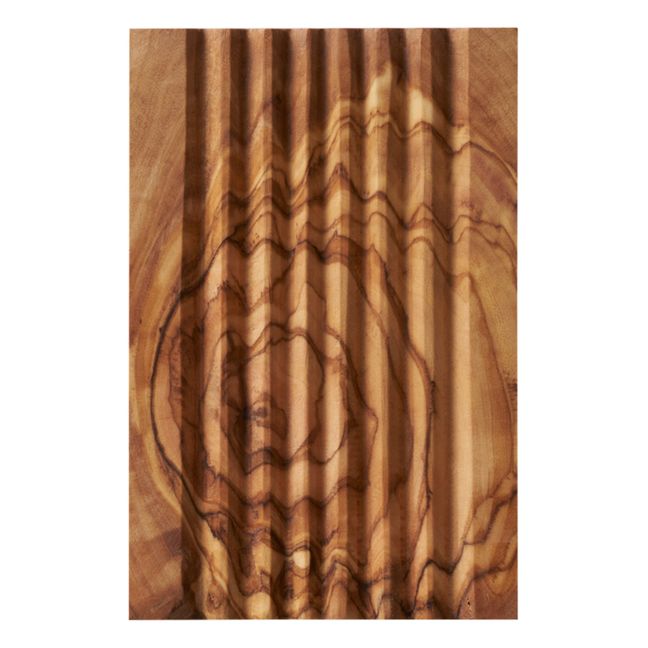 Porta-sapone in legno d’ulivo naturale, modello: Olea