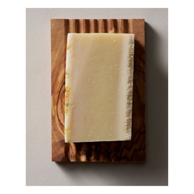 Porte-savon en bois d'olivier naturel Olea
