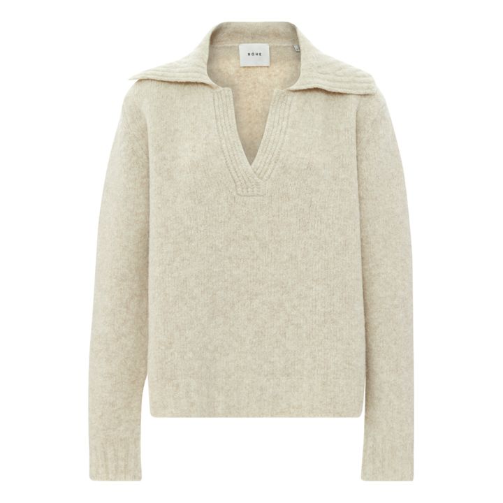 Reza Polo Neck Jumper Beige- Product image n°0