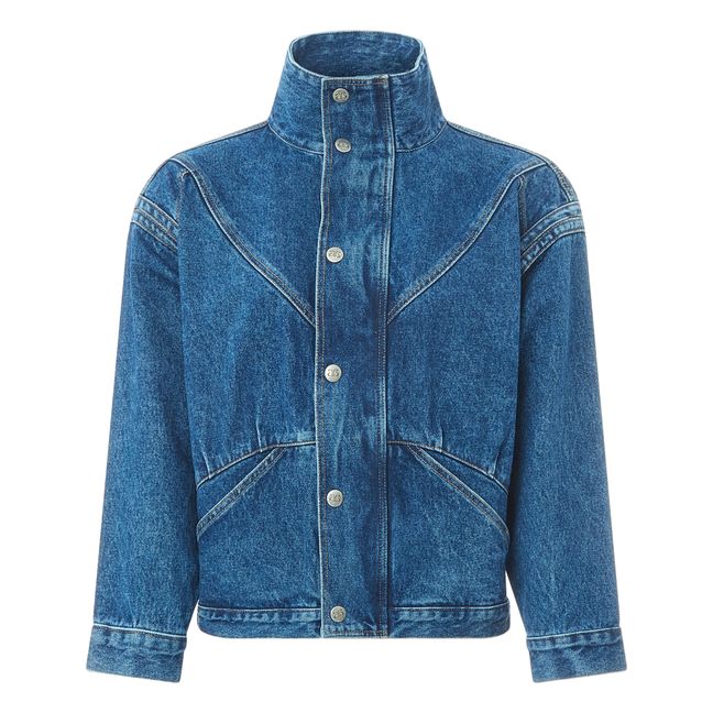 Organic Cotton Denim Jacket Denim blue