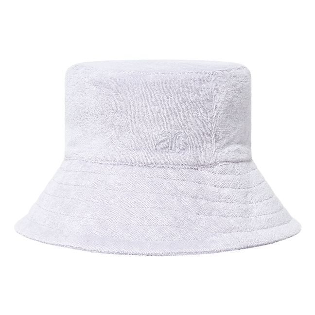 Organic Cotton Terry Cloth Bucket Hat Lilas