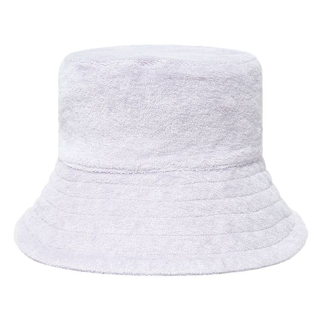 Organic Cotton Terry Cloth Bucket Hat Lilas