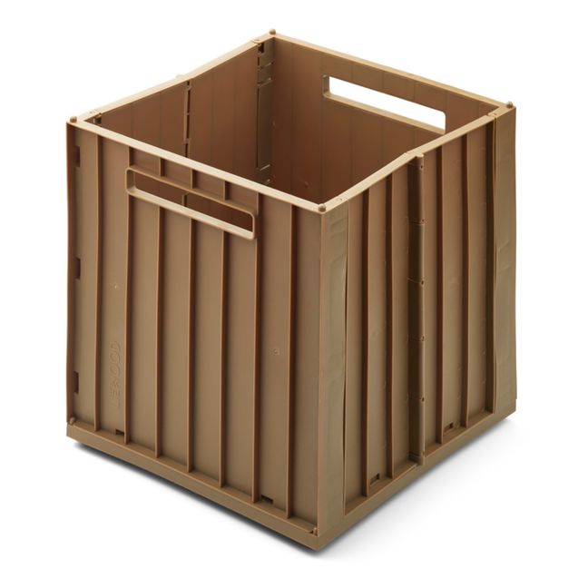Aufbewahrungsbox Elijah mit Deckel | Braun