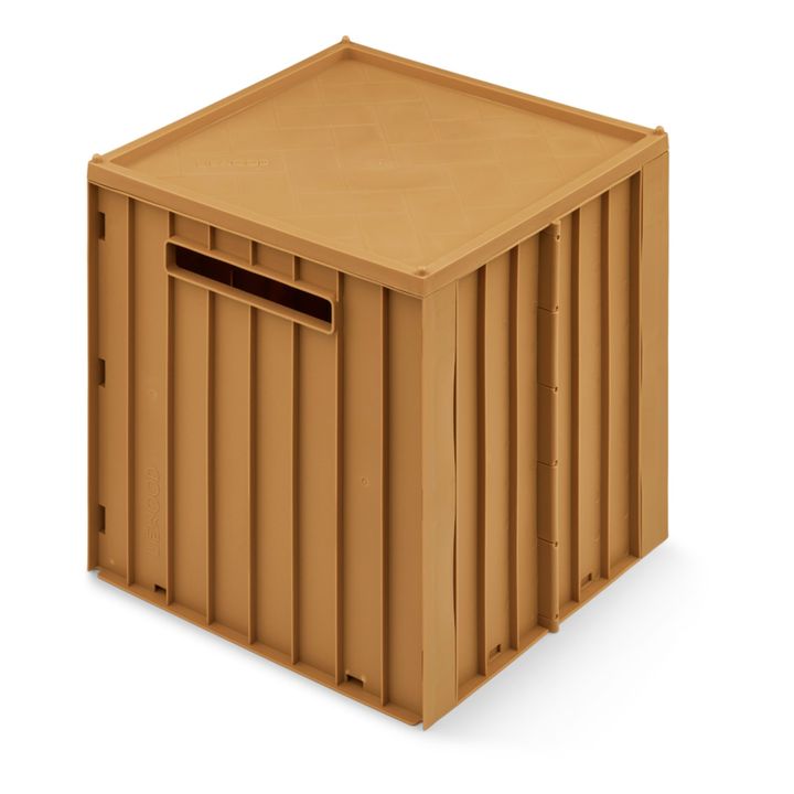Elijah Storage Box and Lid | Caramel- Product image n°0