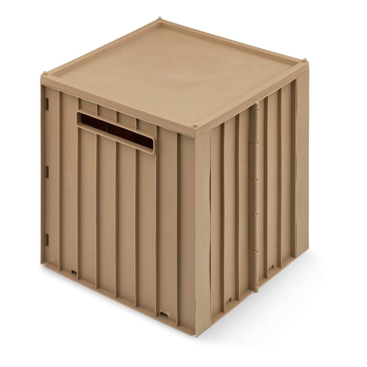Elijah Storage Box and Lid | Beige- Product image n°0