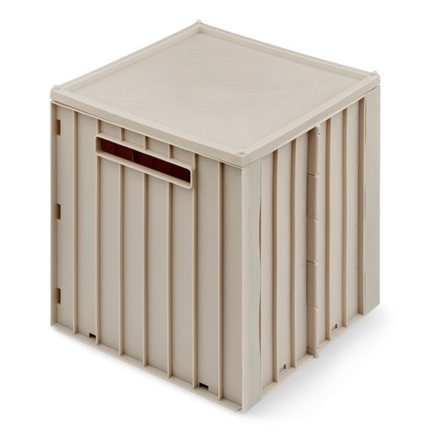 Elijah Storage Box and Lid Sandfarben