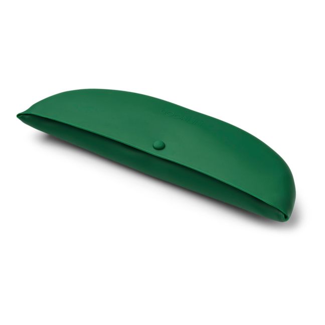 Bavoir Ember en silicone-set de 2 | Vert