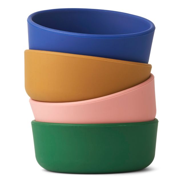 Iggy Silicone Bowls - Set of 4 Green