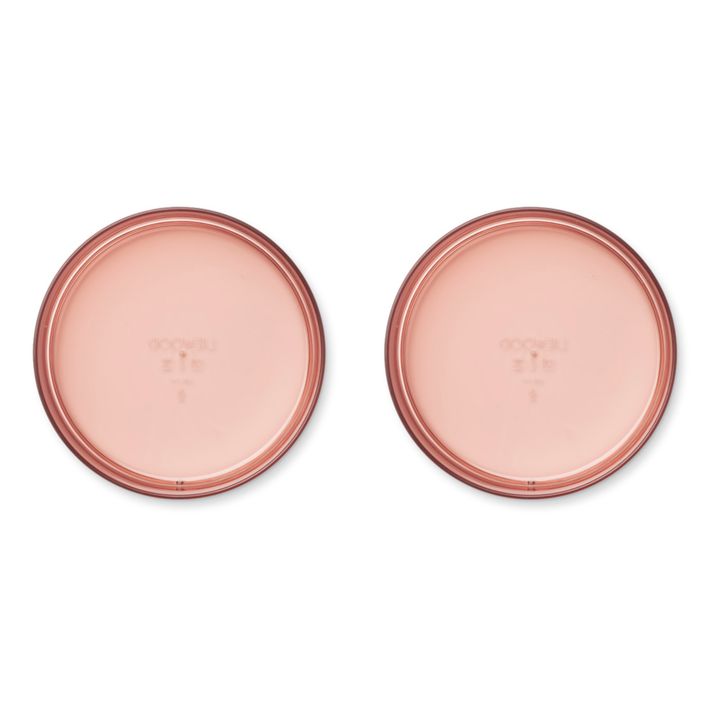 Nara Tritan Bowls - Set of 2 | Pink- Product image n°1
