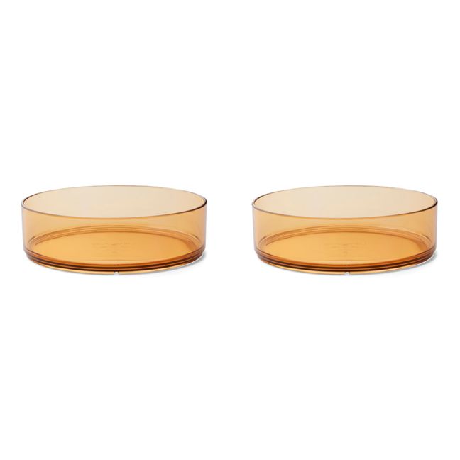 Nara Tritan Bowls - Set of 2 Giallo senape